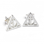 Official Sterling Silver Harry Potter Deathly Hallows Stud Earrings- SE0054