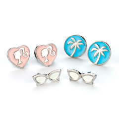 Barbie™️ Set of three Earring Studs