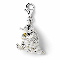 Sterling Silver Niffler Clip-on-Charm Embellished With Crystals-FBC0028