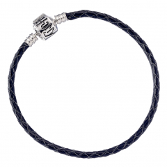 Harry Potter Black Leather Bracelet for Slider Charms- HP0029-21