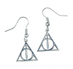 OFFICIAL Sterling Silver Harry Potter Deathly Hallows Earrings HE0054