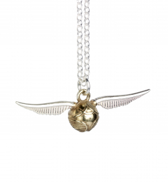 Harry Potter Golden Snitch Charm Necklace in Sterling Silver NN0004