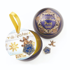 Harry Potter Chocolate Frog Gift Bauble including Pin Badge HPCB0157