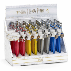 Official Harry Potter Display Box Containing 10 of Each Pens Chibi Harry, Hermione, Hedwig & Dumbledore HPDB260