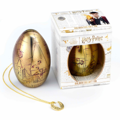 Harry Potter Boxed Golden Egg Gift Tin with Necklace - Gold