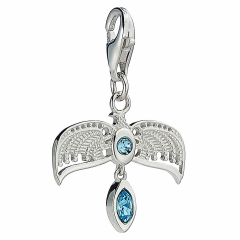 Harry Potter Sterling Silver Diadem Clip on Charm With Crystals HPSC0024