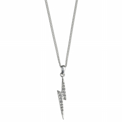 Harry Potter Embellished with Crystals Lightning Bolt Necklace - HPSN001