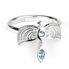 Official Harry Potter Sterling Silver Diadem Ring Size L -  HPSR0024 - L