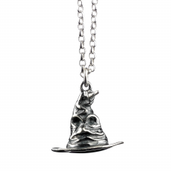 Official Harry Potter Sterling Silver Sorting Hat Necklace- NN0111