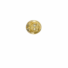 Official Harry Potter Gold Plated Sterling Silver Time Turner Spacer Bead with Swarovski Crystal Elements - SB0100-G