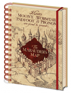 Harry Potter Maraudars Map Notebook