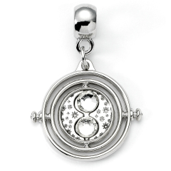 Harry Potter Time Turner Silver Tone Slider Charm