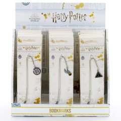 Harry Potter Display Box containing 10 of each Platform 9 3/4, Golden Snitch, Deathly Hallows Bookmarks HPDB245