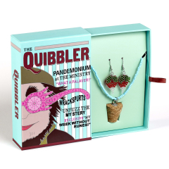 Harry Potter Quibbler Gift Box with Luna Beaded Cork Charm Necklace & Radish Earrings