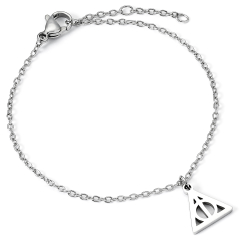 Harry Potter Deathly Hallows Stainless Steel Chain Bracelet