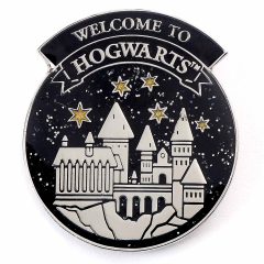 Official Harry Potter Welcome To Hogwarts Pin Badge HPPB0179