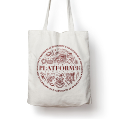Harry Potter Platform 9 3/4 Cotton Tote Bag