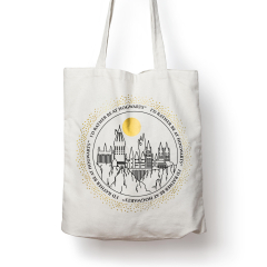 Harry Potter Hogwarts Castle Cotton Tote Bag