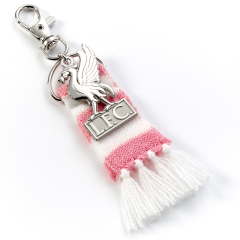 Liverpool Football Club Pink Stripe Scarf & Liver bird Backpack Hanger