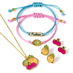 Pusheen The Cat Fruits Themed Jewellery Set