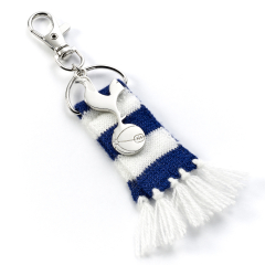 Tottenham Hotspur Blue Stripe Scarf and Cockerel Backpack Hanger