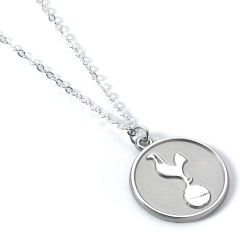 Tottenham Hotspur Silver Tone Disc Necklace