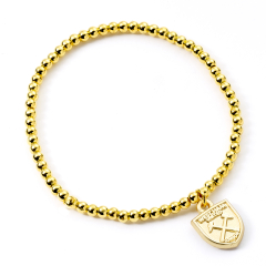 West Ham Crest Ball Bead Bracelet