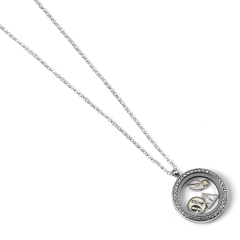Official Harry Potter Floating Charm Locket Necklace with 3 charms WN0164