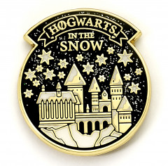 Harry Potter Hogwarts In The Snow Pin Badge