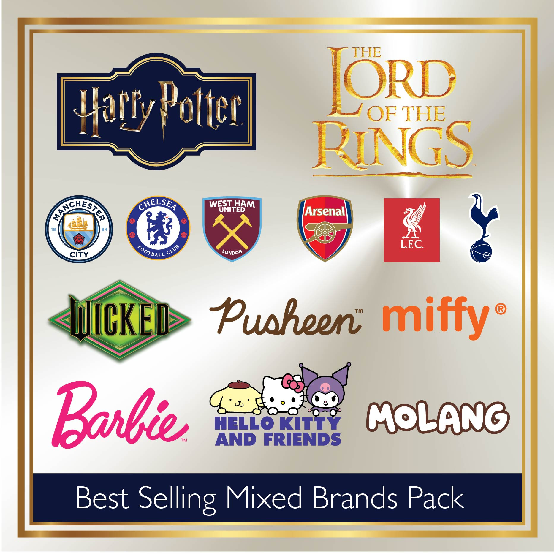 Best Selling Mixed Brands Pack (UK)