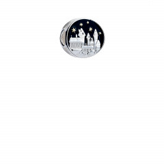 Official Harry Potter Sterling Silver Hogwarts Castle Spacer Bead