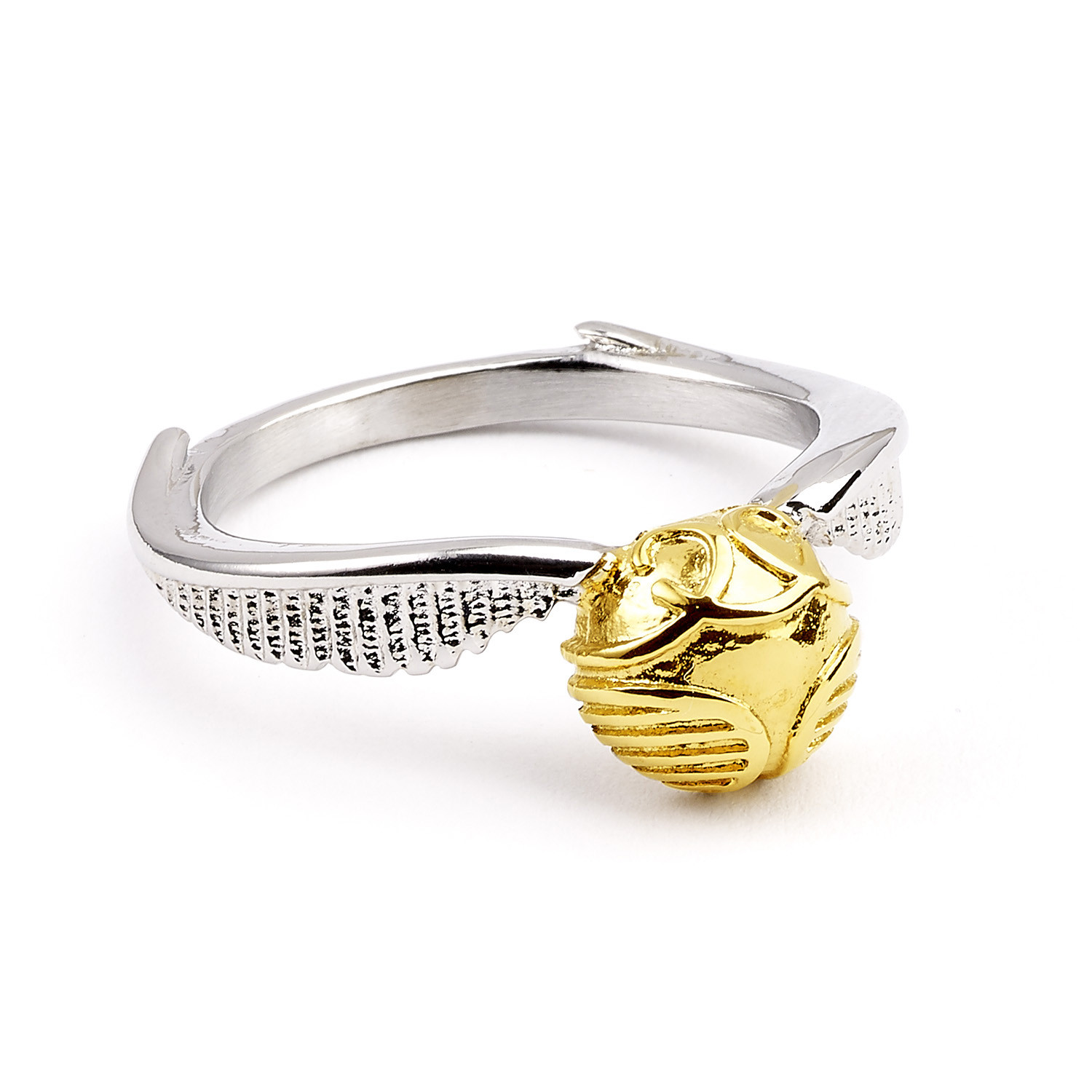 Official Harry Potter Stainless Steel Golden Snitch Ring Small- SSR0004-S